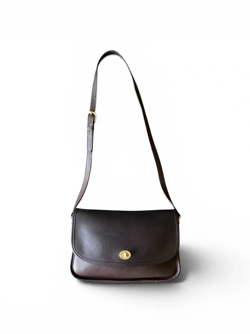 Vintage Coach City Bag 9790 | Mahogany Glovetanned Leather | Pristine Condition